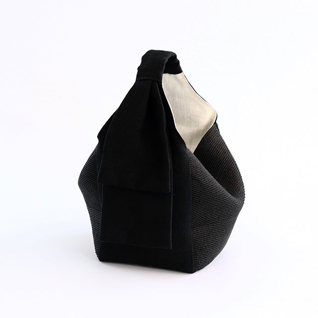 撥水パフィおりぼんBAG WIDE NVYパール[S244GV065] 撥水パフィおりぼんBAG WIDE NVYパール[S244GV065]（撥水フリル
