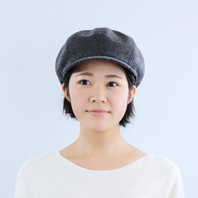 NEVERTRUST ウールへリンボーン・８方ビッグキャスケット新品　送料込 NEWYORK HAT,ニューヨークハット,ヘリンボーンニュースボーイ