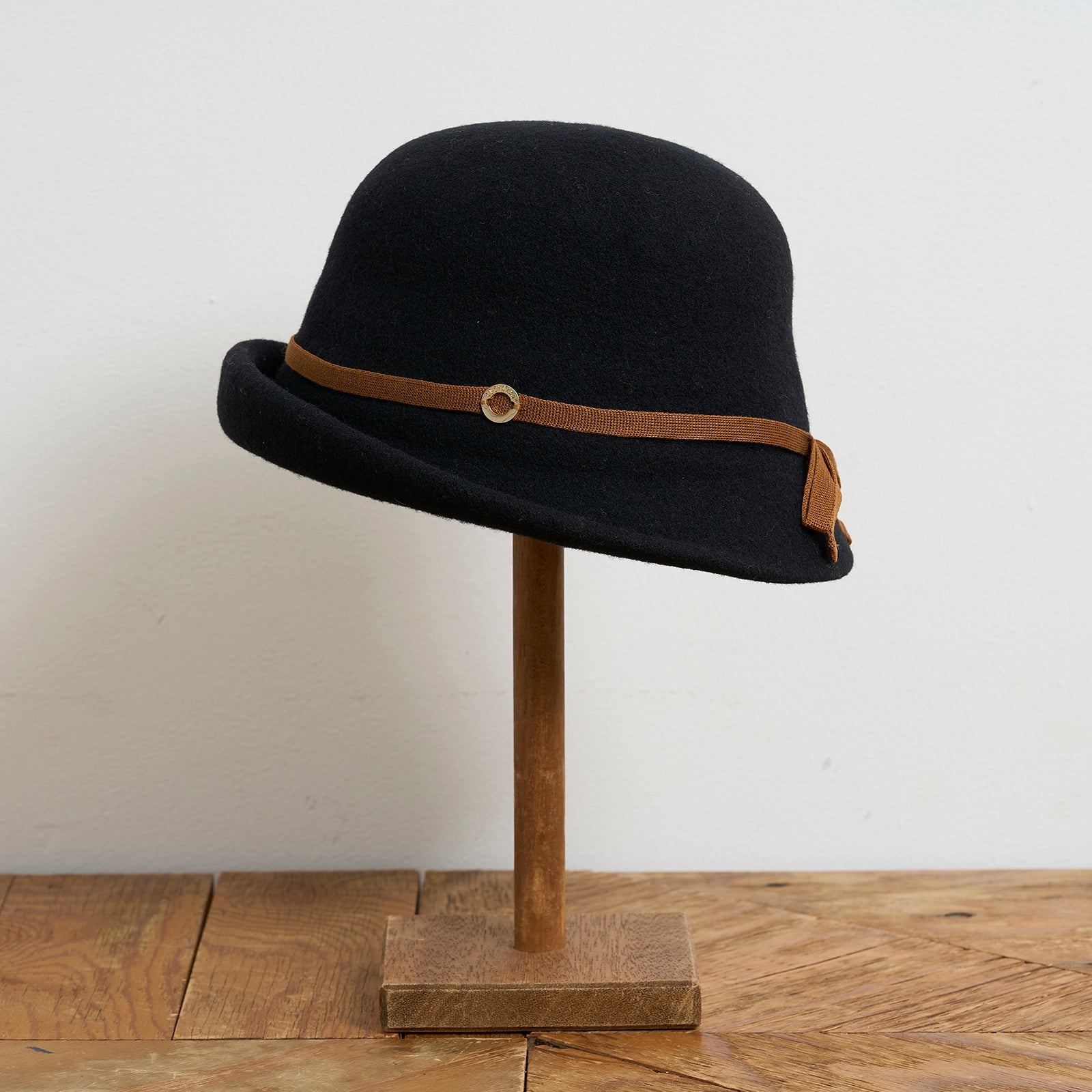 ウールブルトンハット (ニットリボン)