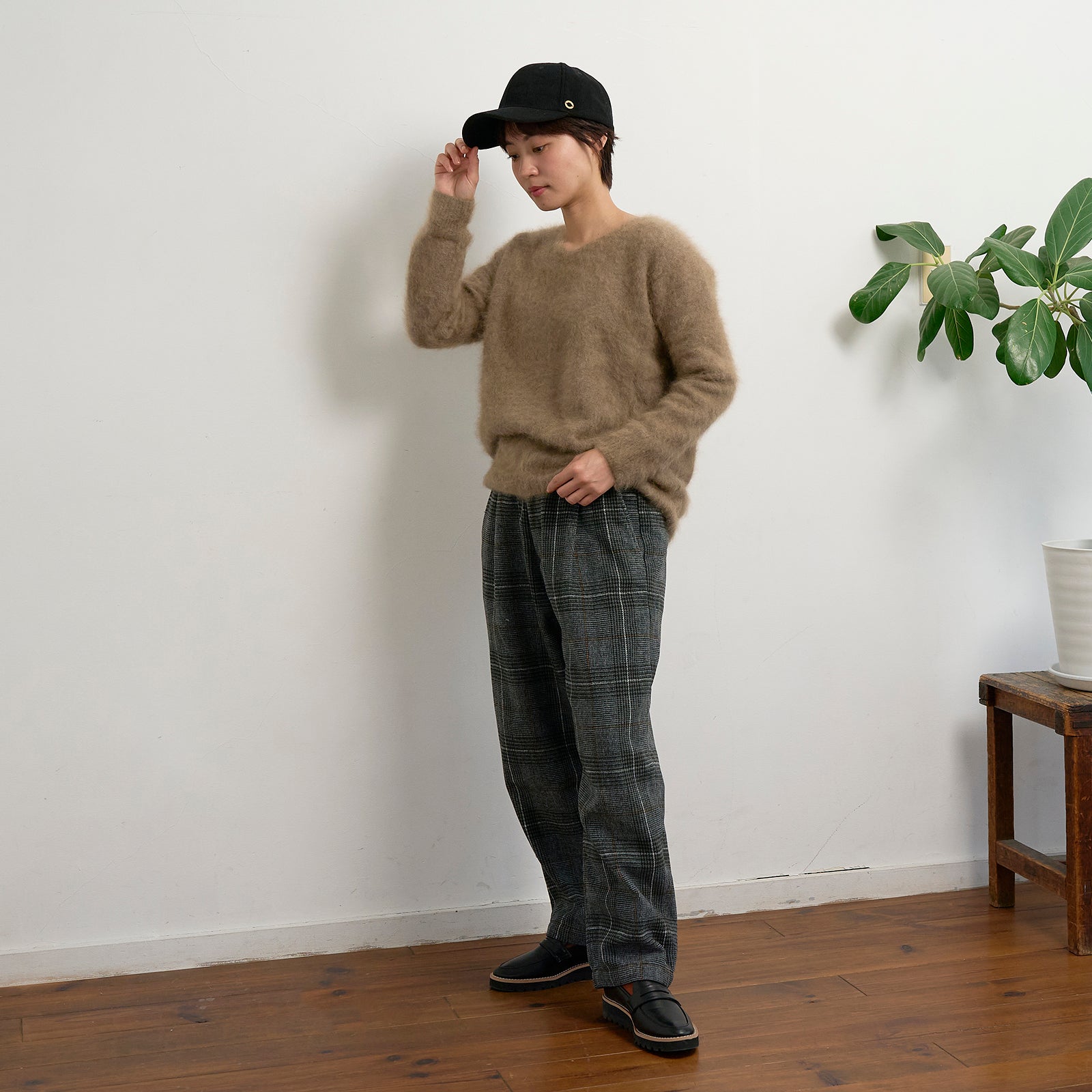 コーデュロイキャップ