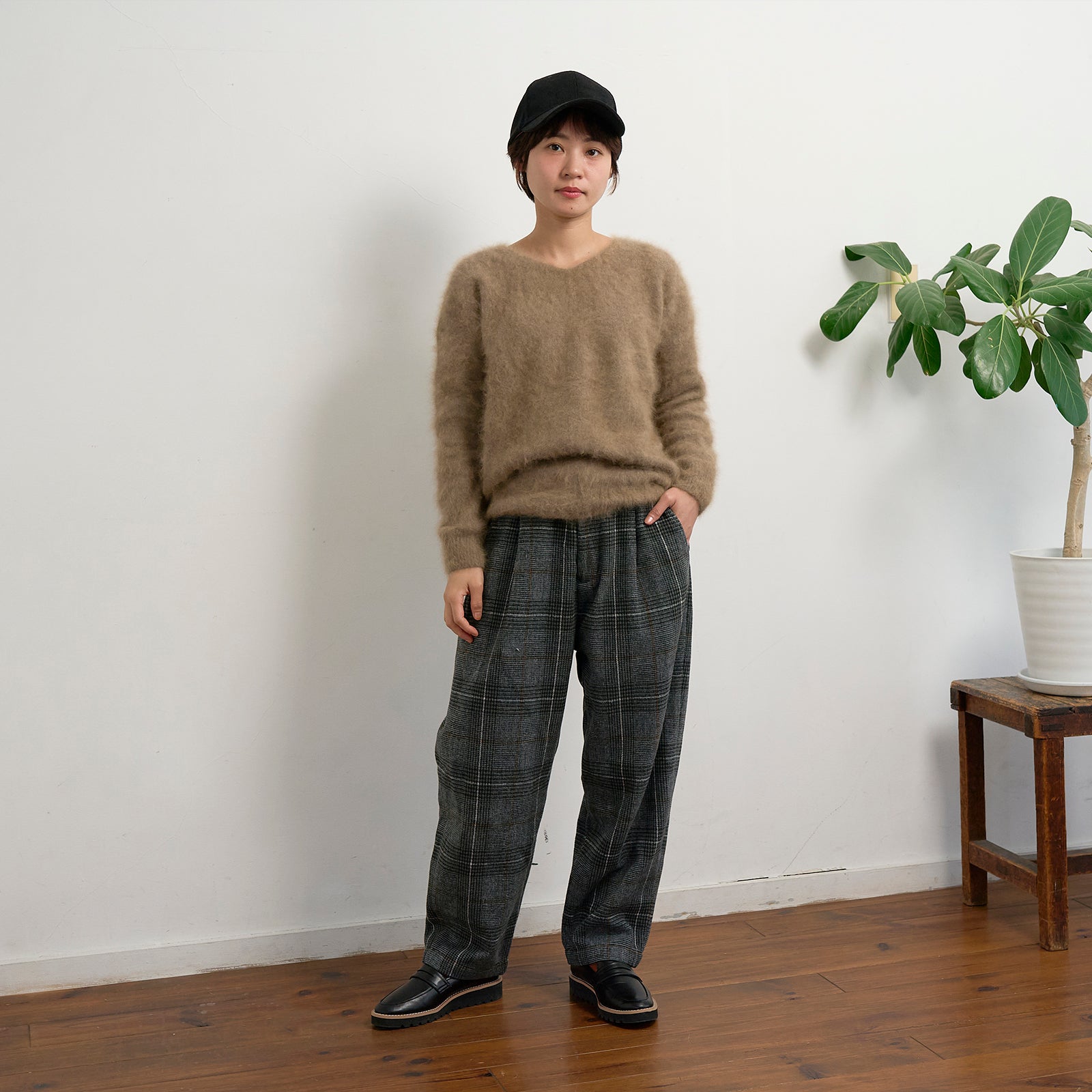 コーデュロイキャップ