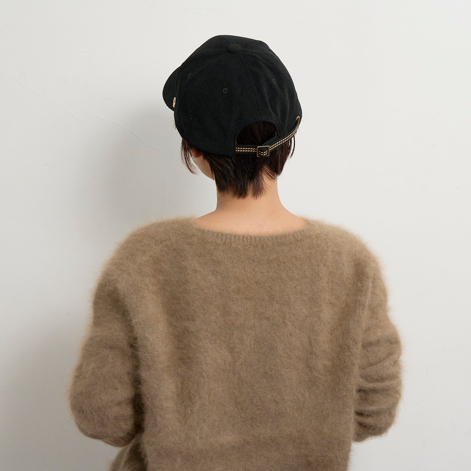 コーデュロイキャップ