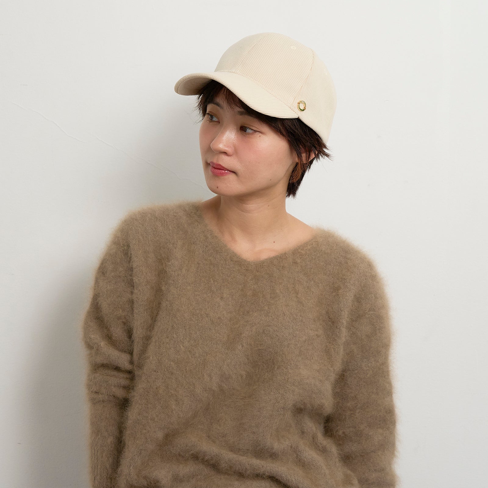 コーデュロイキャップ