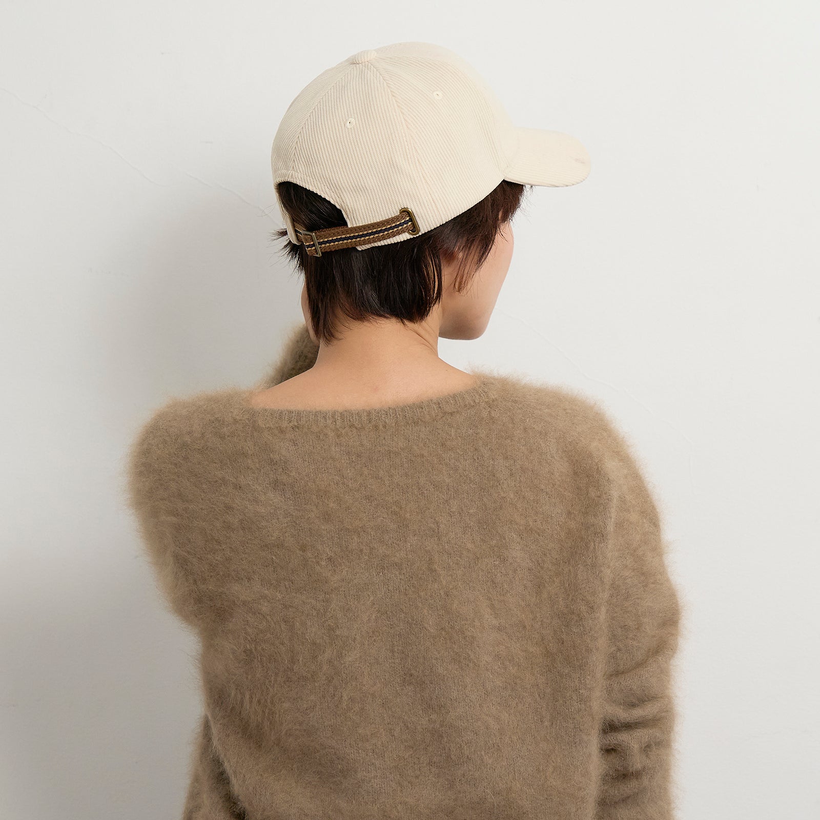 コーデュロイキャップ