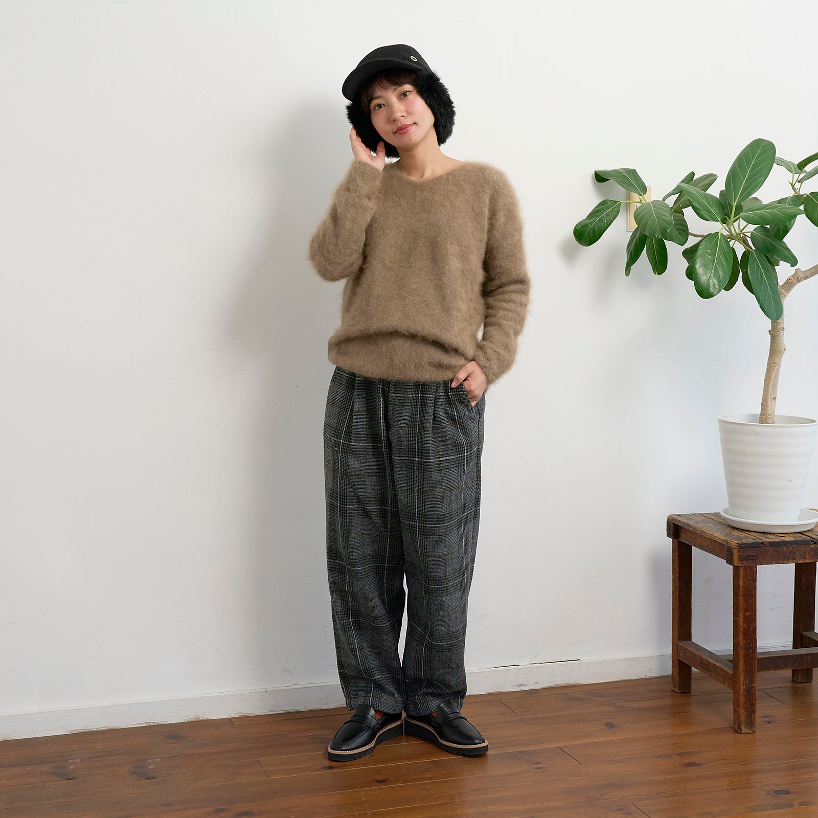 イヤフラップキャップ