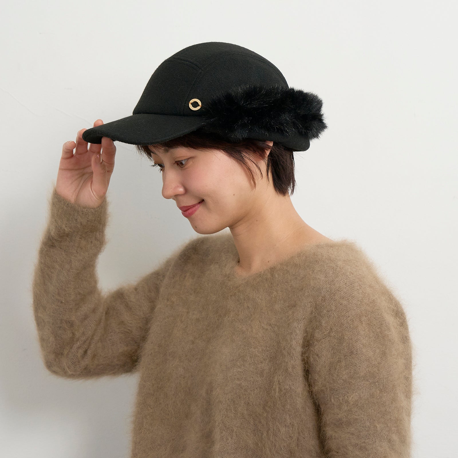 イヤフラップキャップ