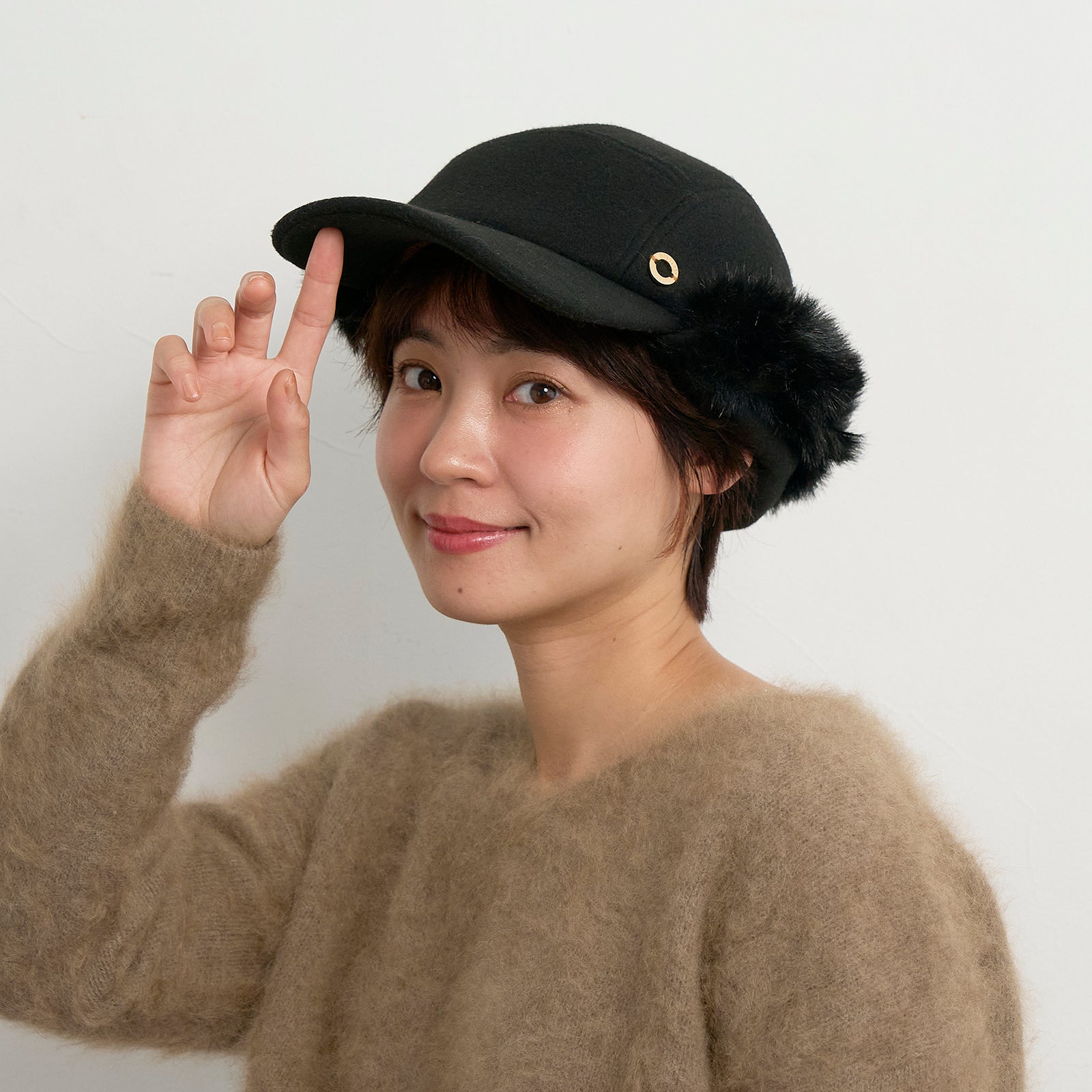 イヤフラップキャップ