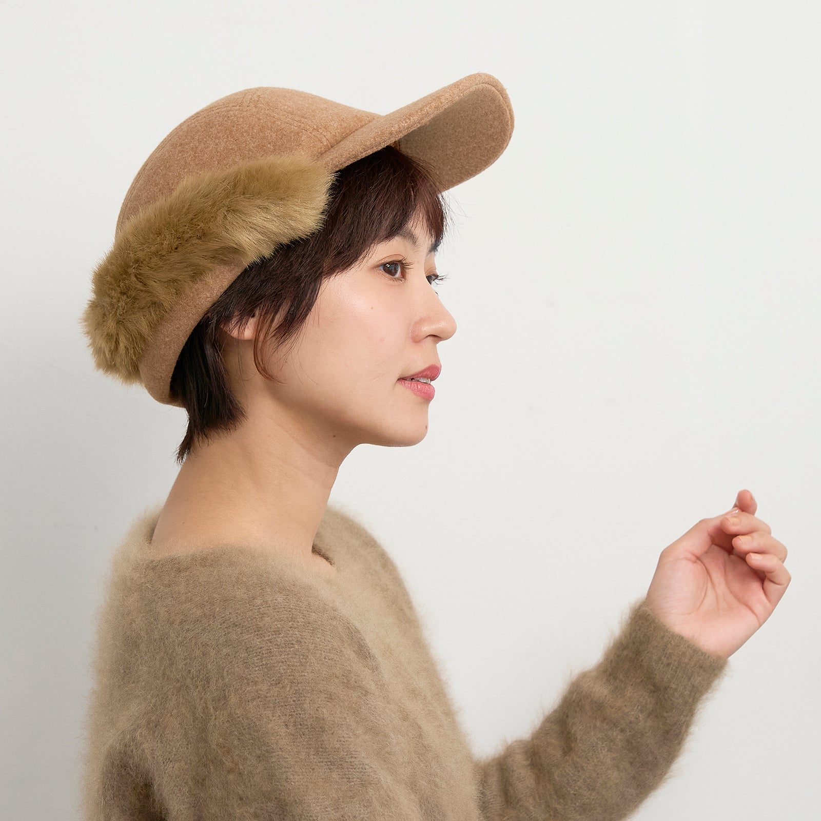 イヤフラップキャップ