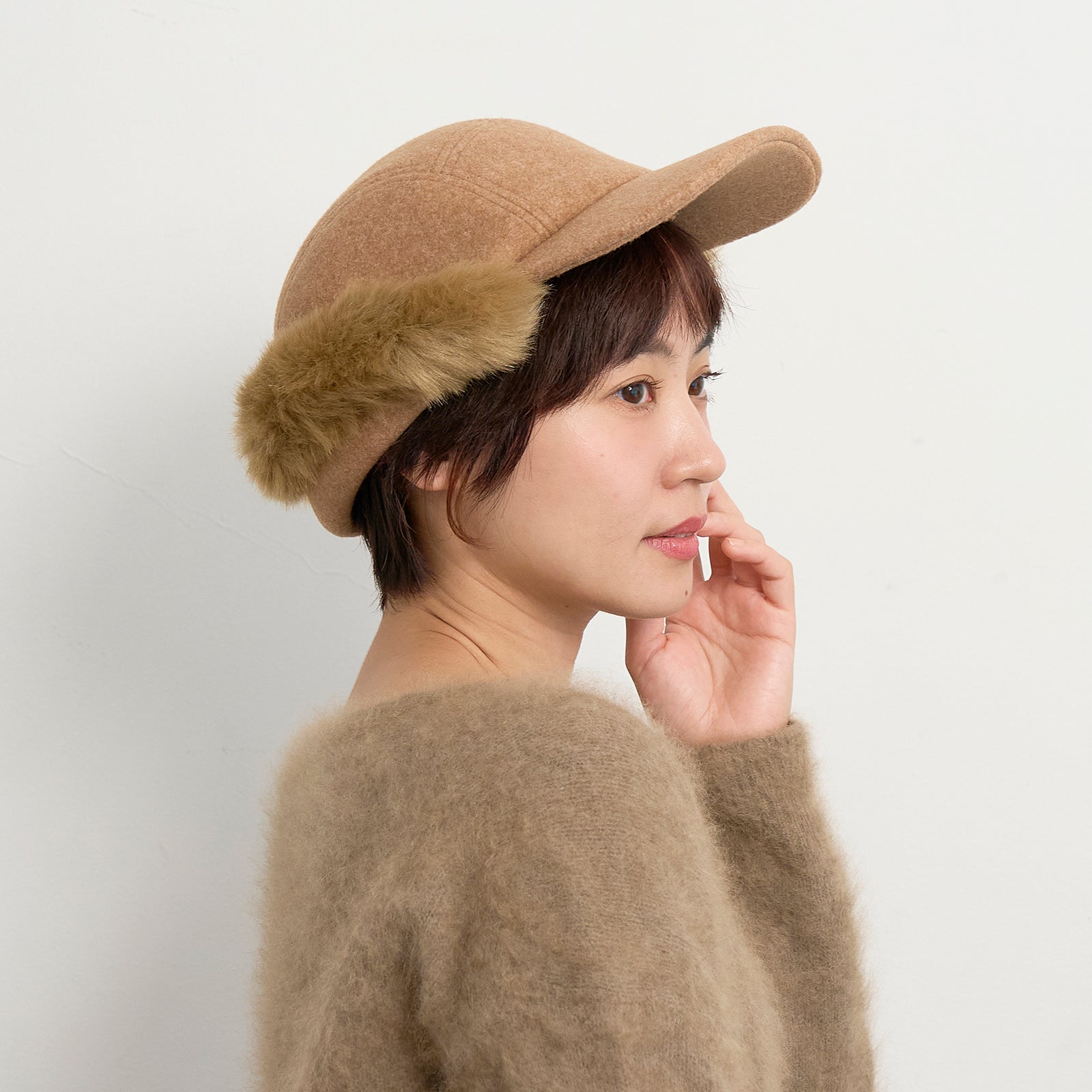 イヤフラップキャップ