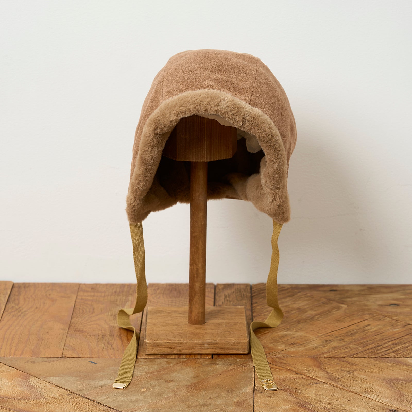 スエードボンネットフード