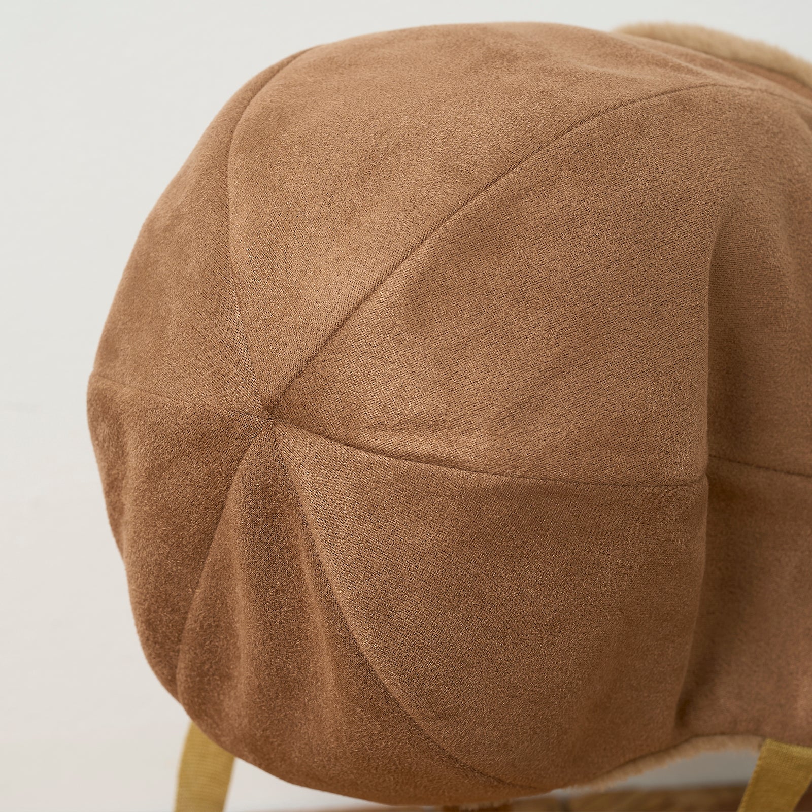 スエードボンネットフード